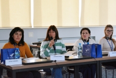 uczestnicy projektu podczas zajęć